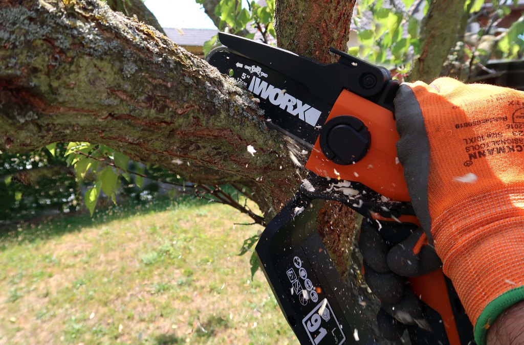 Mini-Kettensägen mit viel Power als perfekter Helfer im&nbsp;Garten