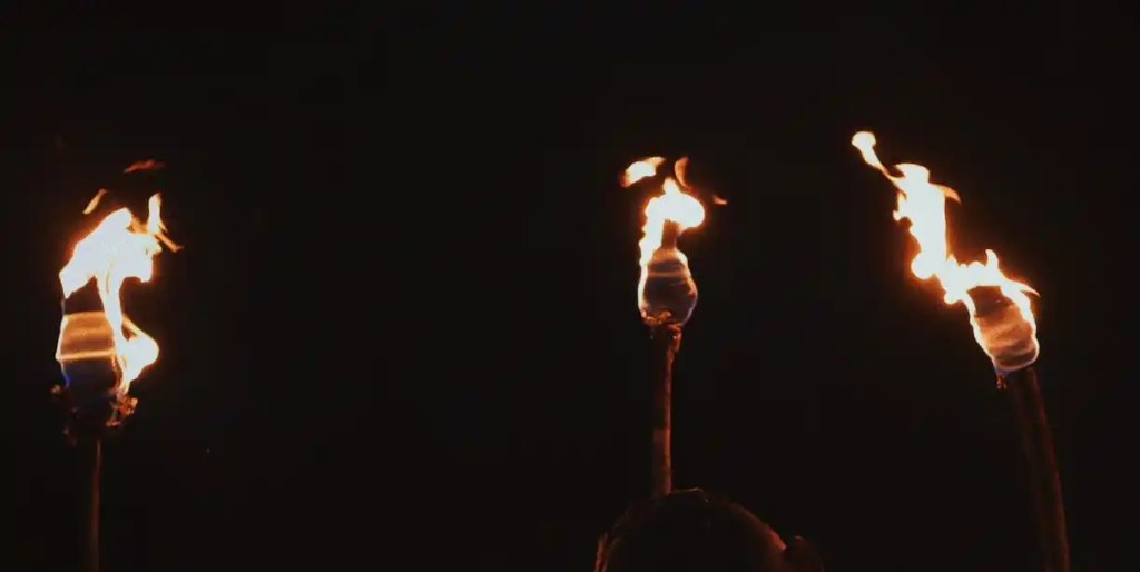 Lampion- und Fackelumzug im Geraer Stadtzentrum