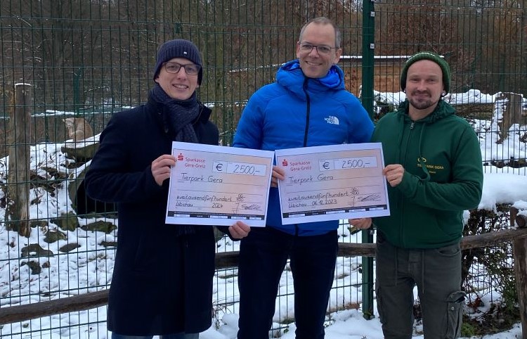 2500-Euro-Spende für den Tierpark&nbsp;Gera