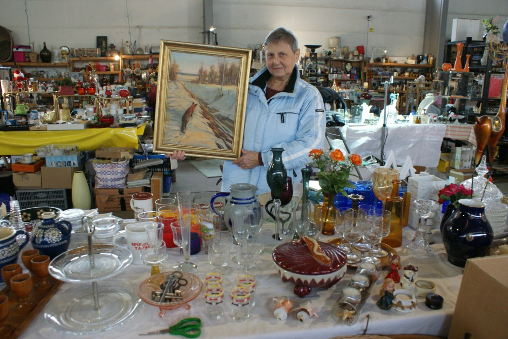 Trödelhändlerin aus Leidenschaft