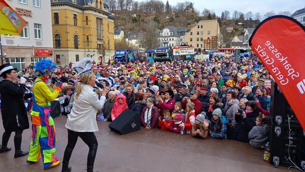Am 12. Februar zieht der 26. Greizer Rosenmontagsumzug durch die&nbsp;Stadt