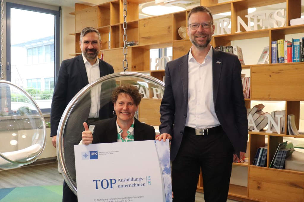dotSource SE ist „TOP-Ausbildungsunternehmen 2024“ der Stadt Jena