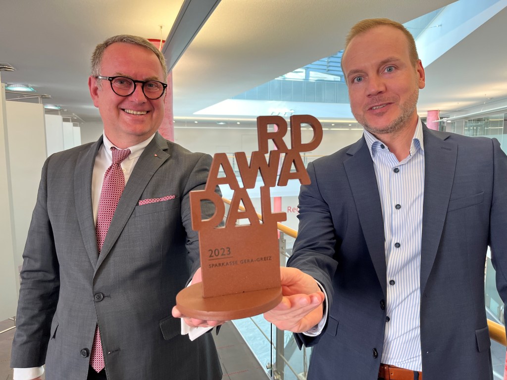 Sparkasse Gera-Greiz erhält DAL&nbsp;Award