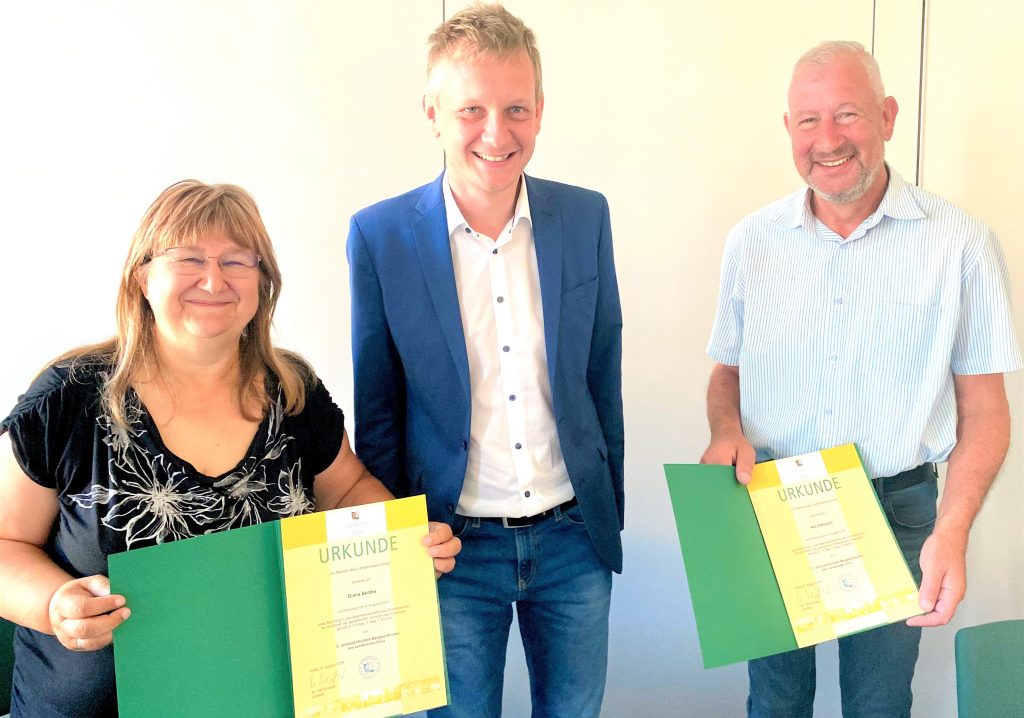 Beigeordnete des Greizer Landrats erhalten Ernennungsurkunden