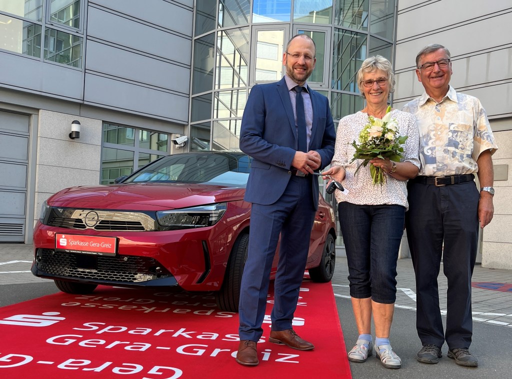 Ehepaar aus Gera gewinnt&nbsp;Elektro-Auto