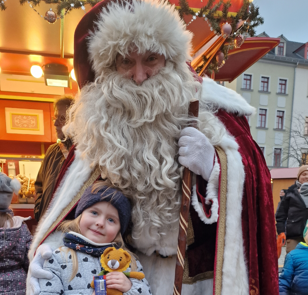 Strahlende Kinderaugen auf dem Geraer&nbsp;Märchenmarkt