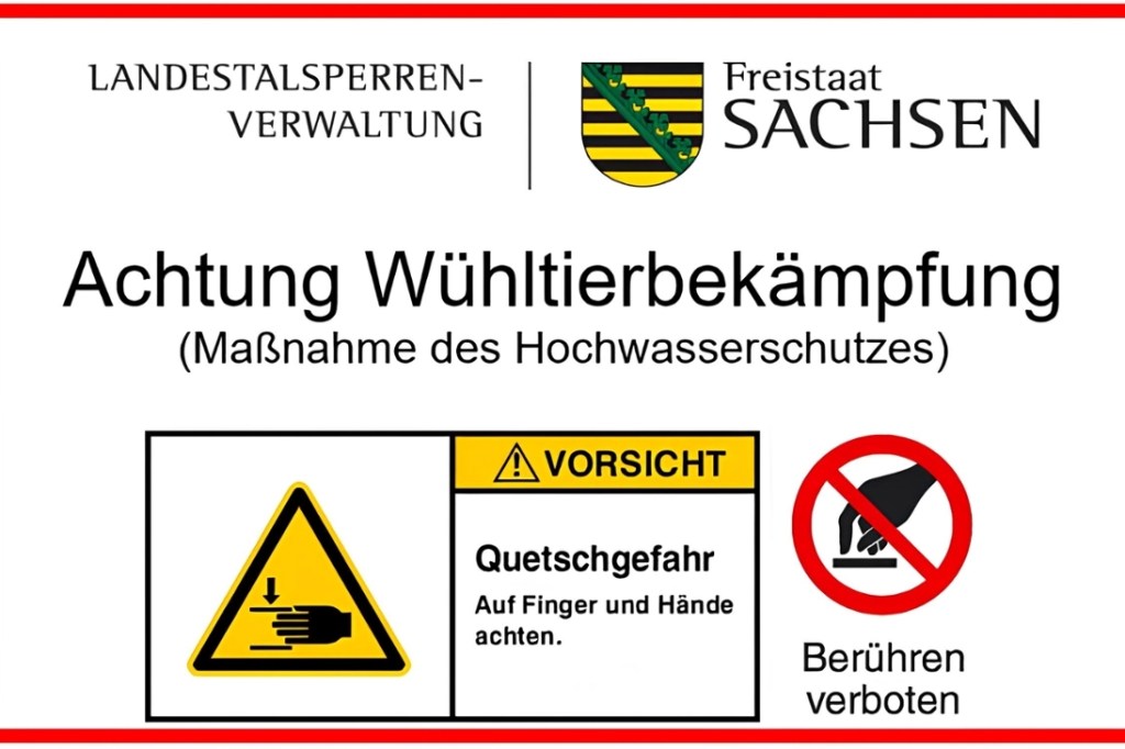 Vorsicht! Fallen an Sachsens&nbsp;Talsperren!