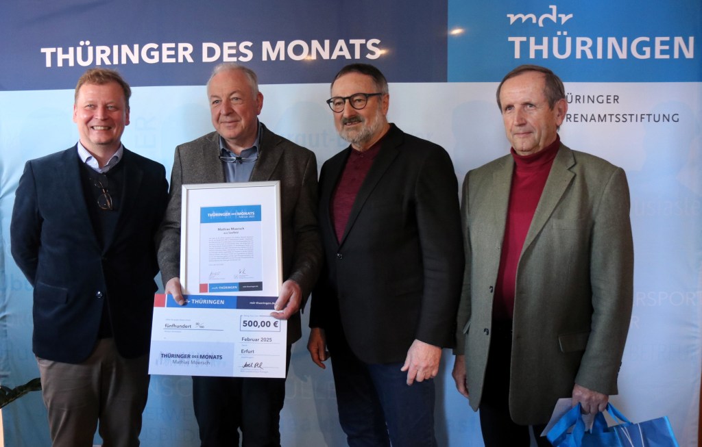 Ein Saalfelder ist Thüringer des Monats&nbsp;Februar