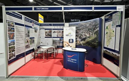 Stadtverwaltung informiert zur Baufachmesse Zwickau zum Baugeschehen und zu&nbsp;Projekten