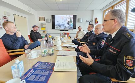 Pressegespräch der Berufsfeuerwehr