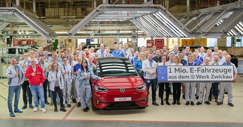 Das einmillionste E-Auto rollte in Zwickau vom&nbsp;Band