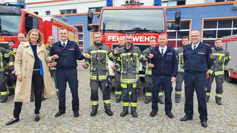 Zwickauer Berufsfeuerwehr erhält neues Tanklöschfahrzeug