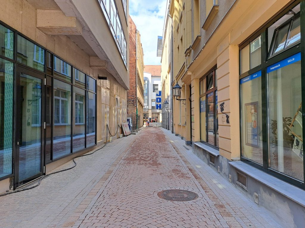 Gäßchen in Zwickauer Innenstadt ab dem Wochenende wieder&nbsp;begehbar