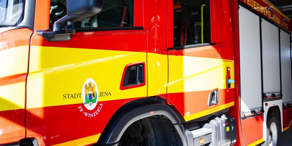 Großeinsatz der Feuerwehren in&nbsp;Jena-Zwätzen