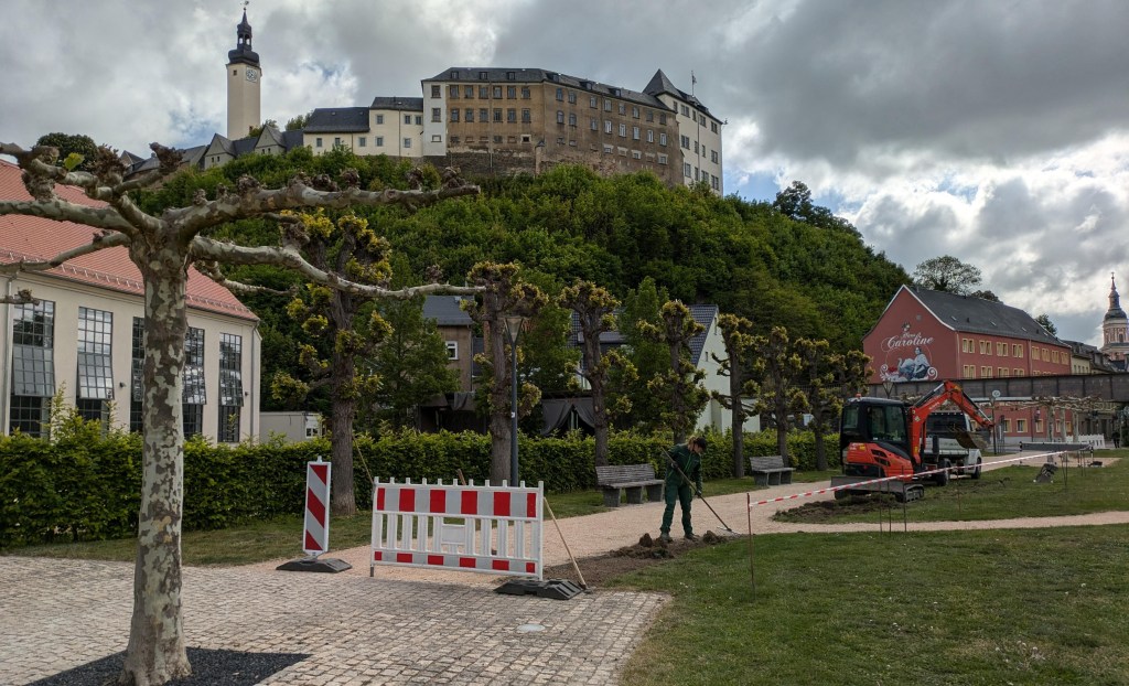 Neue Schmuckbeete im Fürstlich Greizer&nbsp;Park