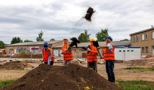 Spatenstich für neuen Betriebshof in&nbsp;Weimar