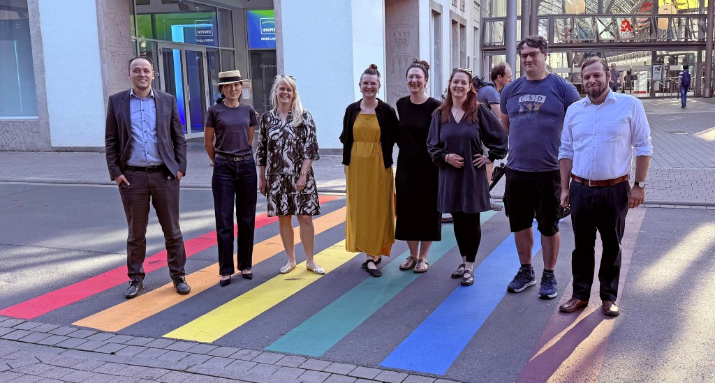 Regenbogenweg in Jena feierlich&nbsp;eröffnet