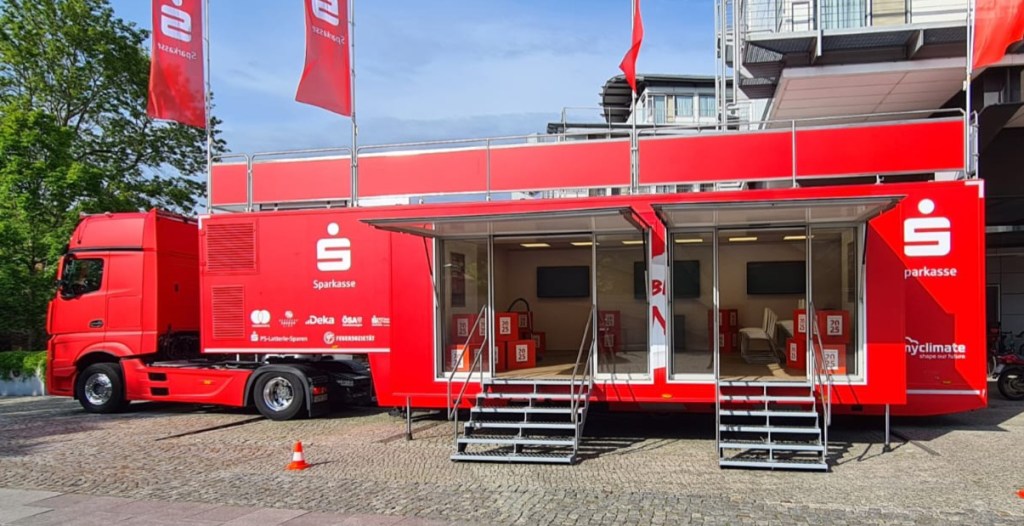 Sparkassen-Truck macht in Gera, Greiz und Zeulenroda&nbsp;Station