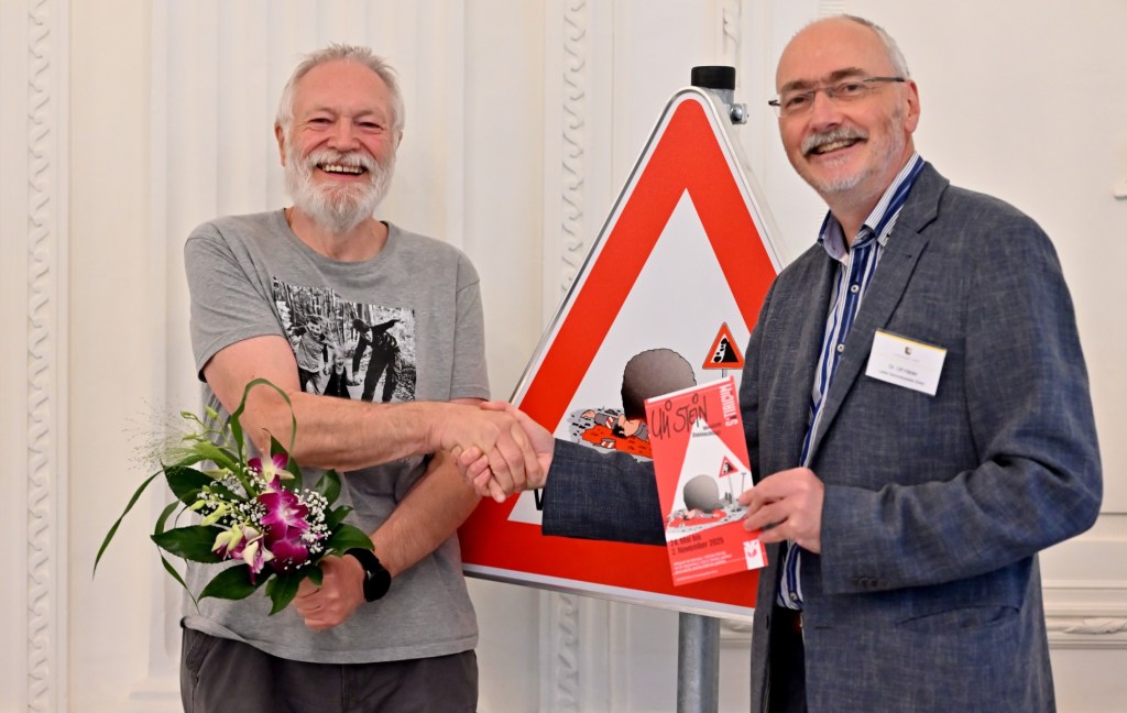 3.000. Besucher der Greizer Uli-Stein-Ausstellung begrüßt