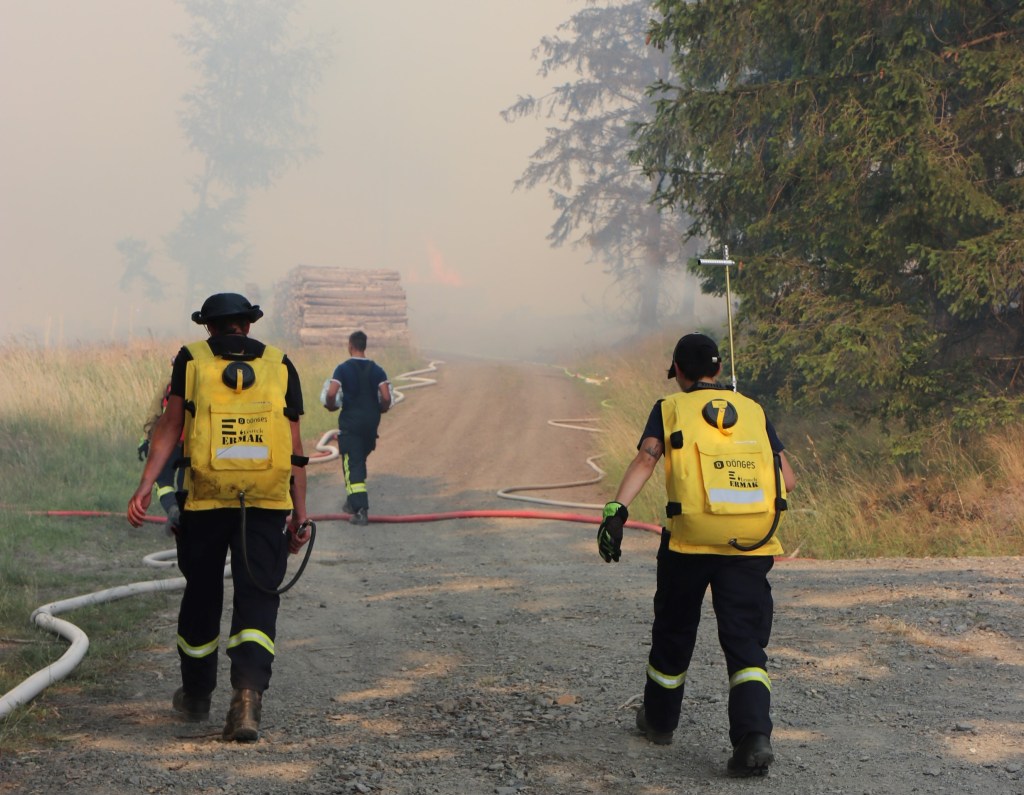 Auch Jenaer Feuerwehren und Katarophenschutzeinheiten im Einsatz bei Waldbränden 