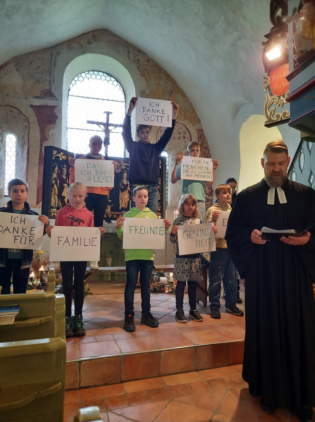 Bernsgrün feiert Erntedank