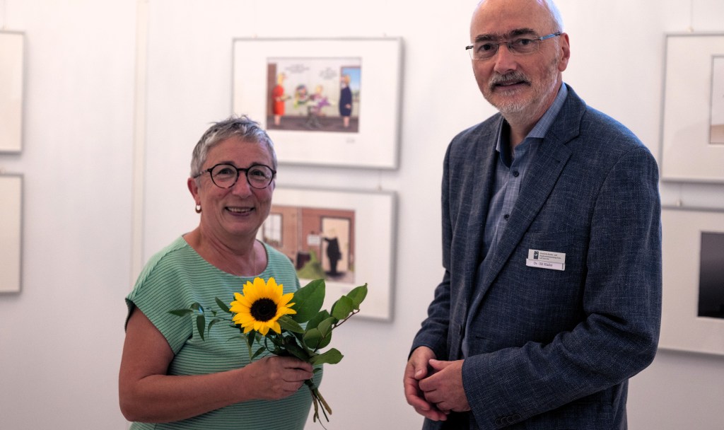 5.555. Uli-Stein-Besucherin im Greizer&nbsp;Sommerpalais
