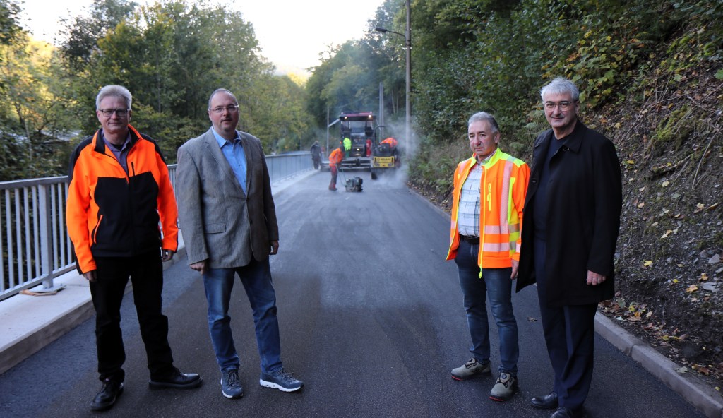 Kreisstraße im Landkreis Saalfeld-Rudolstadt saniert