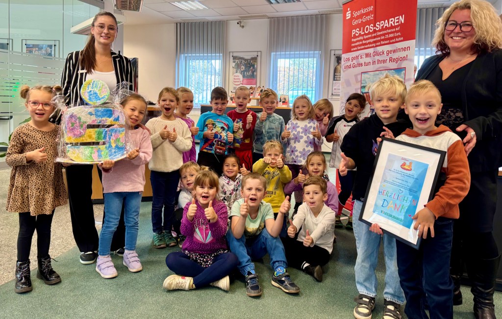 Neues Klettergerüst für Kindergarten in&nbsp;Gera