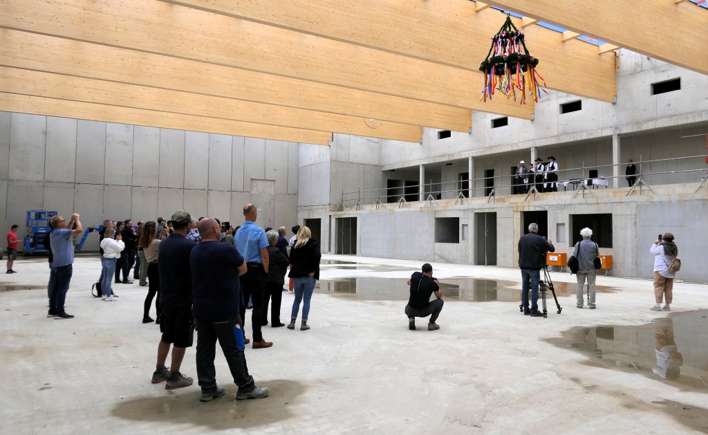 Richtfest am Bildungscampus&nbsp;Lusan