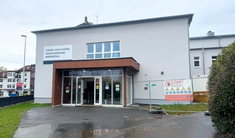 Freizeitzentrum in Zwickau trotz Innenausbau geöffnet