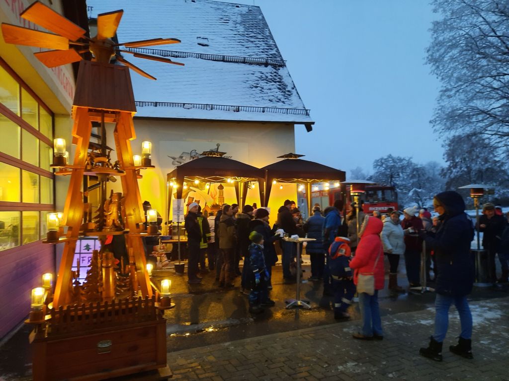 Einladung zum Anschieben der Weihnachtspyramide