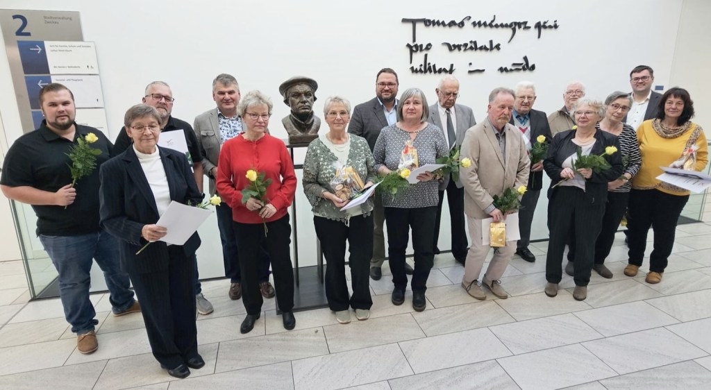 Ehrenamtliche in Zwickau für ihr soziales Engagement&nbsp;ausgezeichnet