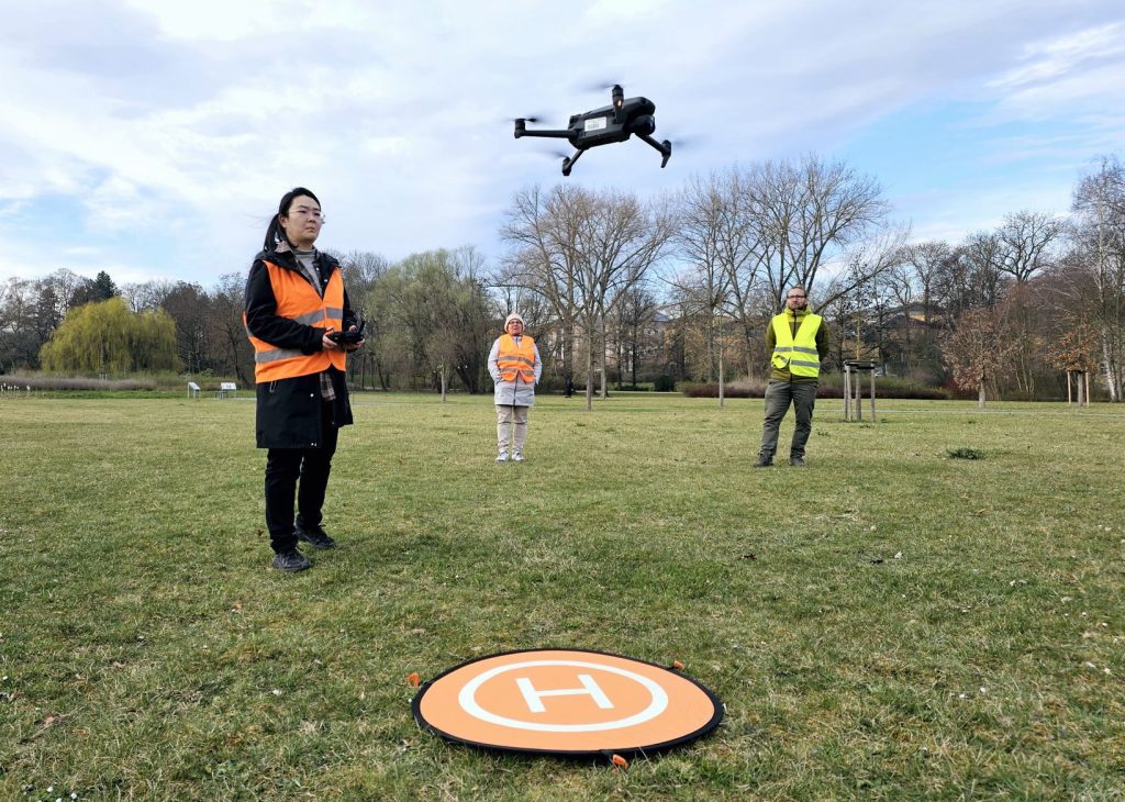 Drohneneinsatz in Zwickau für sichere&nbsp;Mobilität
