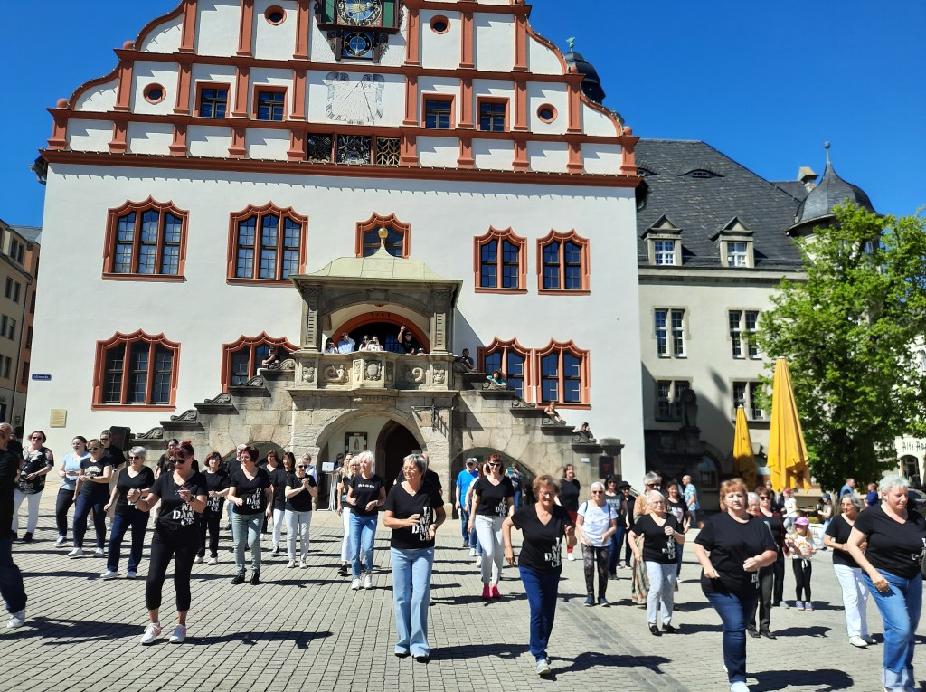 Plauen bei Line Dance Flashmob&nbsp;dabei