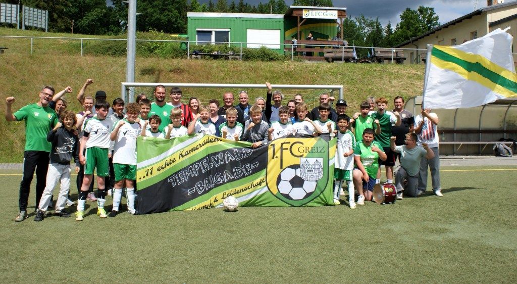 Kreisliga Ostthüringen: U12-D-Junioren des 1. FC Greiz sind&nbsp;Staffelsieger