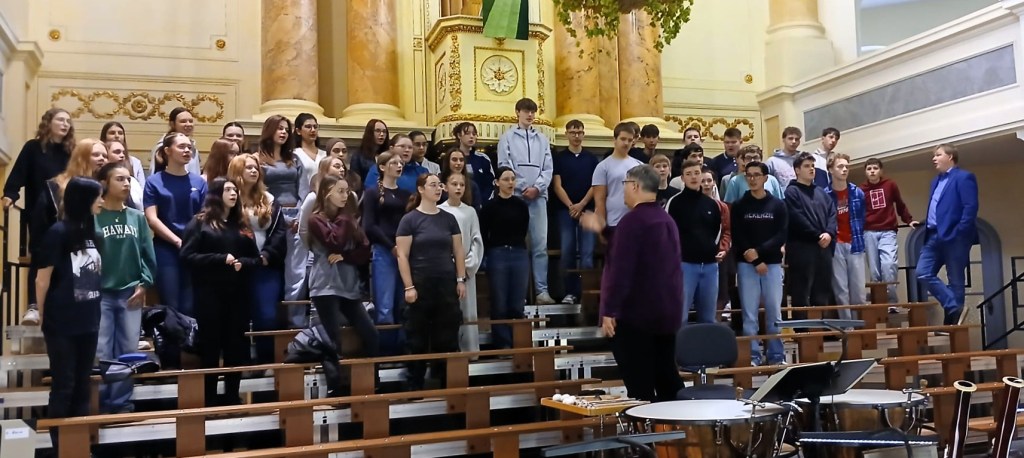 Greizer Lessingschüler mit großem&nbsp;Chorgesang
